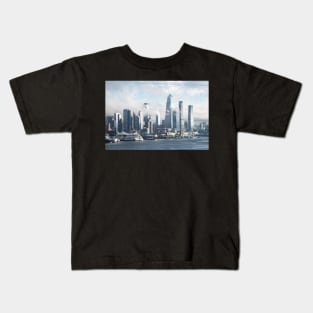 Hudson Yards after the storm Kids T-Shirt